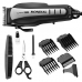 Maquina de Cortar Cabelo Mondial Classic Pro CR-03 10 Watts 127V ~ 60HZ - Preta/Prata
