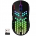 Mouse Gamer Sem Fio Krab Shadow KBGMD30 USB Ate 4.000 Dpi com Backlight RGB - Preto
