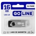 Pen Drive de 16GB Goline GL-P16GB USB 2.0 - Preto/Prata