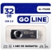Pen Drive de 32GB Goline GL-P32GB USB 2.0 - Preto/Prata
