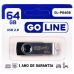 Pen Drive de 64GB Goline GL-P64GB USB 2.0 - Preto/Prata