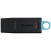 Pen Drive de 64GB Kingston Datatraveler Exodia DTX USB 3.2 - Preto/Azul