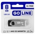 Pen Drive de 8GB Goline GL-P8GB USB 2.0 - Preto/Prata