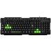 Teclado Gamer Elg Dragon War TGDW Portugues USB - Preto/Verde