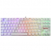 Teclado Gamer Mecanico Redragon Kumara K552W-RGB Portugues USB com Backlight RGB Chroma - Branco