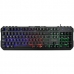 Teclado Gamer Mecanico Satellite AK-851 Portugues USB com Backlight RGB - Prata/Preto