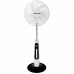 Ventilador Megastar FAN1850 Helice de 5 Pas Recarregavel Bivolt - Branco/Preto