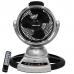 Ventilador Megastar YF-302C 9" 3 Pas 35 Watts 220V ~ 50/60 HZ - Preto/Prata