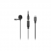 Microfone de Lapela Dupla Boya Lightning/Aux BY-M2D Preto