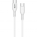 Cabo USB-C A USB-C Hye HYE30CC - Branco 1 Metro