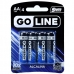 Pilha Alcalina AA Goline de 2.900 Mah 1.5V - 4 Unidades