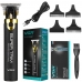 Maquina de cortar cabelo Voyager VGR V-082 - Preto/Dourado