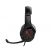 Fone de Ouvido Gamer Krab Hammer KBGH30 3.5MM - Preto/Vermelho