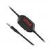 Fone de Ouvido Gamer Krab Spider KBGH10 3.5MM - Preto/Vermelho