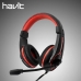 Fone P2 Havit HV-H2116D P2 TRS Dublo Red/BLK