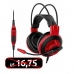 Fone P2 MSI DS501 Gaming - Preto/Vermelho