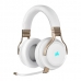 Fone de Ouvido Gamer Corsair Virtuoso RGB 7.1 RGB Sem Fio - Branco Perola