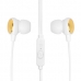 Fone de Ouvido Moxom MX-EP31 com Microfone e Cabo de 1.2 Metros - Branco/Dourado