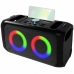 Caixa de som Speaker Megastar HYJ2302BT 3.000 Watts P.M.P.O /Radio FM e Auxiliar - Preto