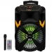 Caixa de Som Mox MO-S1207 de 12" 30.000 Watts P.M.P.O e USB Bivolt - Preta/Amarela
