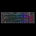 Teclado Redragon Horus FS Wireless K618-RGB-SP Switch Red - Preto