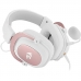 Fone de Ouvido Gamer Redragon Zeus 2 H510W - Branco/Ouro Rosa