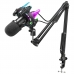 Microfone Fifine Amplirocket K651 Kit RGB para Streaming/Podcasting Preto