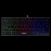 Teclado Gamer Satellite AK-871 RGB / Portugues - Preto