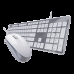 Kit Mouse e Teclado Aigo V500 - Prata