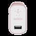 Carregador USB Belkin F8M731DQ Metalico Mixit - Rosa