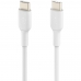 Cabo USB-C A USB-C Belkin CAB003BT1MWH - Branco 1 Metro