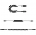 Cabo Em Espiral de Dados Mcdodo CA-1960 Lightning - Preto