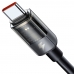 Cabo USB-C A USB-C Mcdodo CA-2840 100 W - Preto Transparente 1.2 Metros