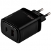 Adaptador de Tomada Moxom MX-HC66 USB/USB-C de 20 Watts - Preto