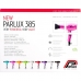Secador Profissional Parlux 385 New Power Light Preto 220V - Garantia No Brasil