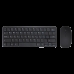 Teclado Kit / Mouse Satellite AK-73G Sem Fio -Portavel - Preto