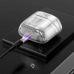 Fone de Ouvido Wiwu Ghost TWS11 - Branco/Transparente