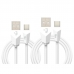 Kit Cabo USB-C 2EM1 Elg CMBC12WH Thermoplastic Elastomer Branco