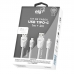 Kit Cabo USB-C 2EM1 Elg CMBC12WH Thermoplastic Elastomer Branco
