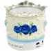 Caixa de som Speaker X-Tech XT-SB536 3 Watts /USB e Auxiliar - Branco/Azul