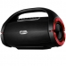 Caixa de som Speaker Mondial Monster Sound SK-06 150 Watts RMS com Bluetooth/Radio FM/Auxiliar - Preto/Vermelho