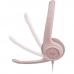 Fone de Ouvido Logitech H390 Stereo USB para PC - Rosa (981-001280)