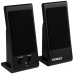 Caixa de Som Satellite AS-677U com 2 Watts RMS USB - Preto