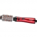 Escova Secadora Rotativa Mondial ER-03 Tourmaline Infinity Ion 220V - Vermelho/Preto
