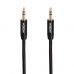 Cabo Auxiliar Moxom MX-AX14 P2 X P2 de 2 Metros - Preto