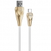 Cabo USB-C Elg Alcwh 1 Metro - Branco/Dourado