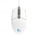 Mouse Logitech G203 Lightsync RGB Gamer USB - Branco
