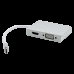 Cabo Adaptador HLD Type-C para HDMI / VGA / DVI / USB 3.0