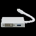 Cabo Adaptador HLD Type-C para HDMI / VGA / DVI / USB 3.0