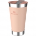 Caneca de Cerveja Stanley Classic Beer Pint com Tampa + Abridor - Rosa 473ML